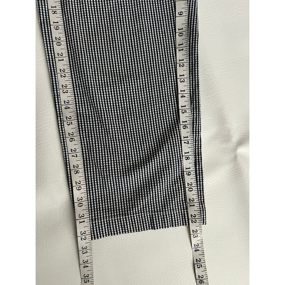 Sag Harbor Sport Vintage gingham black & white capri pants size 8 preppy mom - Picture 9 of 11